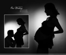孕妇照摄影背景素材
