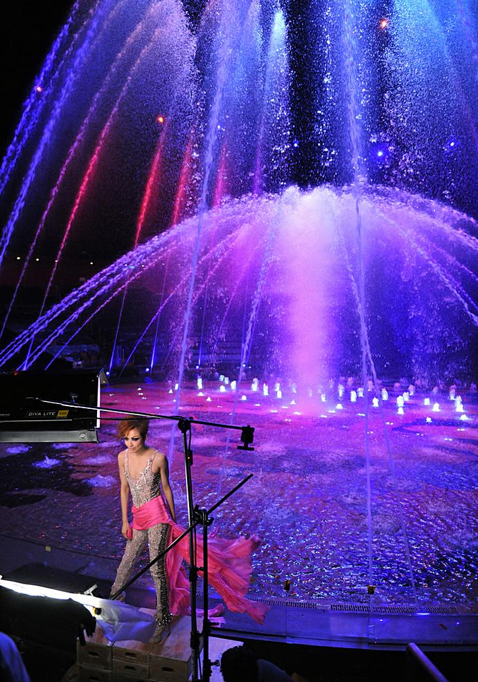 舞台喷泉