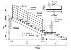 楼梯设计图(图纸平面图尺寸详图计算)